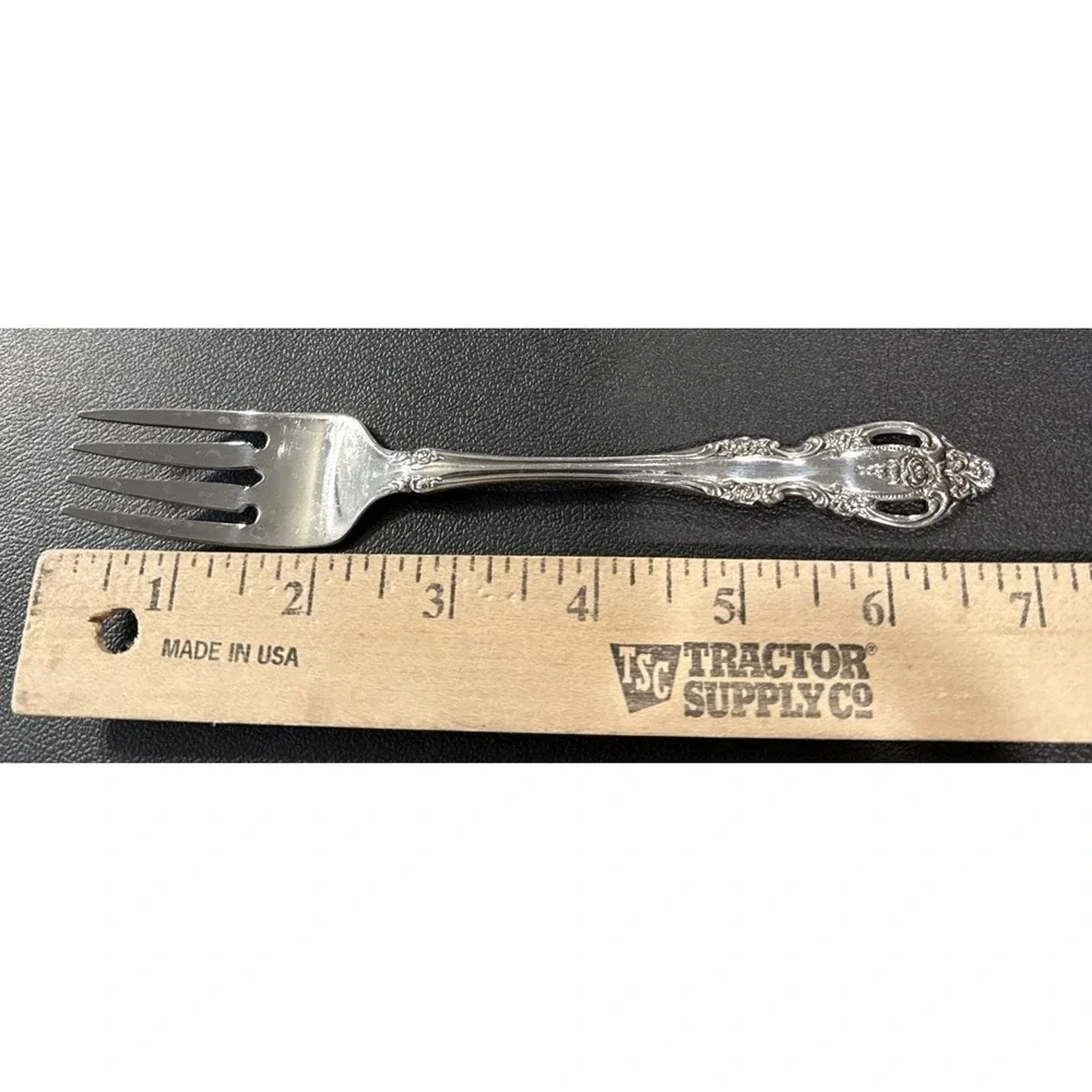 Oneida Brahms Community Salad Fork Forks Stainless Steel Set Of 6